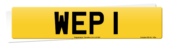 Registration number WEP 1